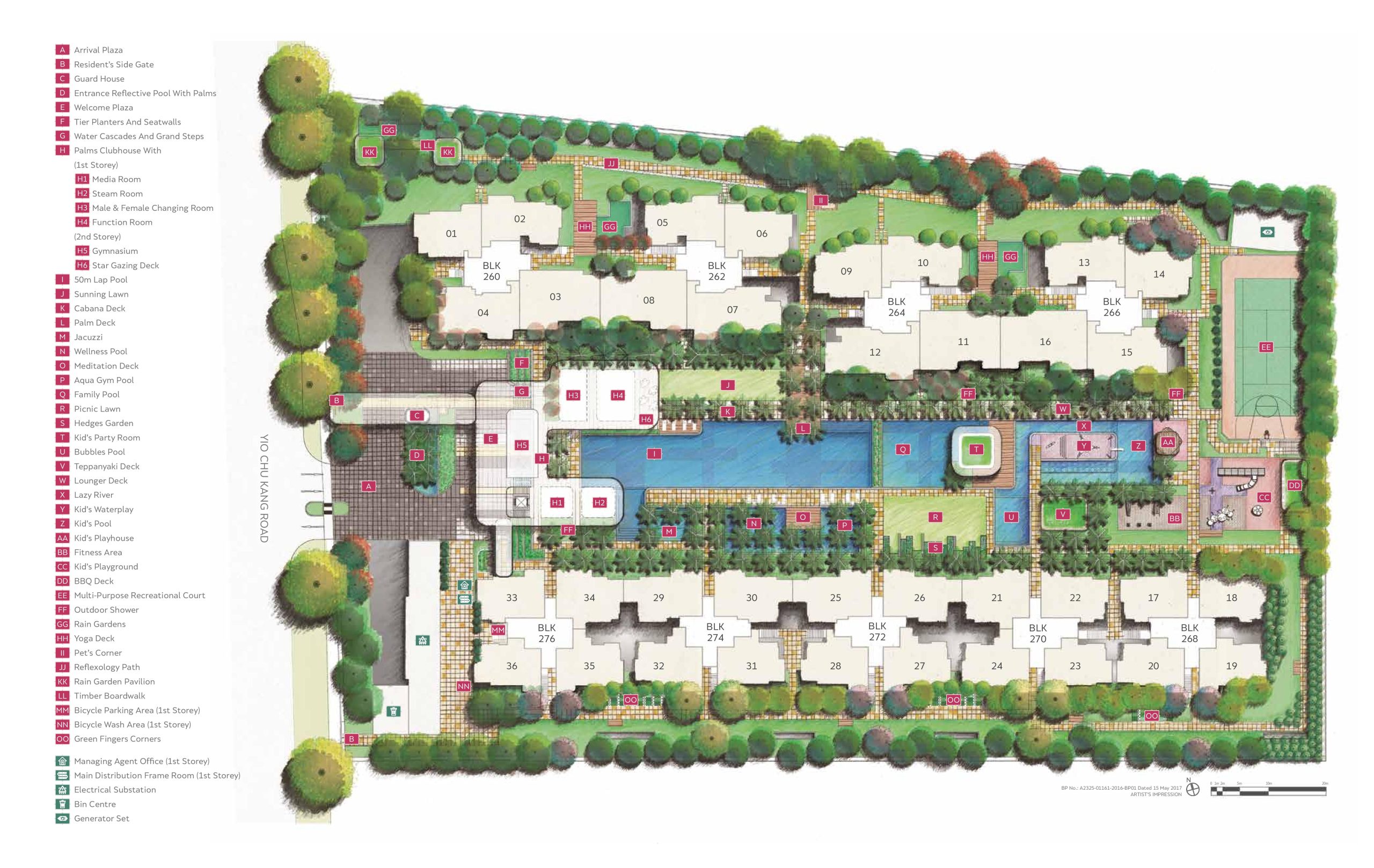 Hundred Palms Residences Site Plan